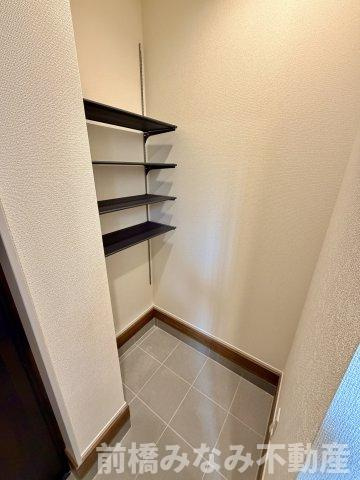 【新築】前橋市駒形町　３号棟(全３棟)　ブルーミングガーデン　新築建売分譲の収納|収納豊富です
