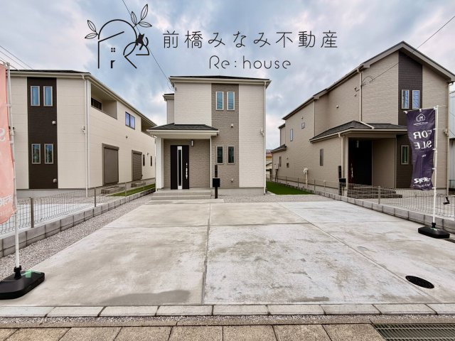 【新築】渋川市石原　B号棟(全３棟)　ハートフルタウン　新築建売分譲の外観|外はこのようになっています