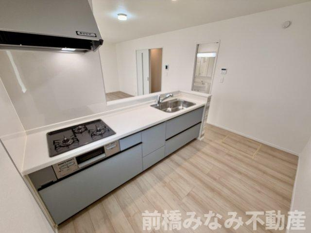 【新築】渋川市石原　A号棟(全３棟)　ハートフルタウン　新築建売分譲のキッチン|キッチンです