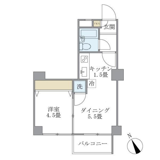 【間取り】 | ＮＡＫＡＭＥＧＵＲＯ　ＡＲＫＩＩ