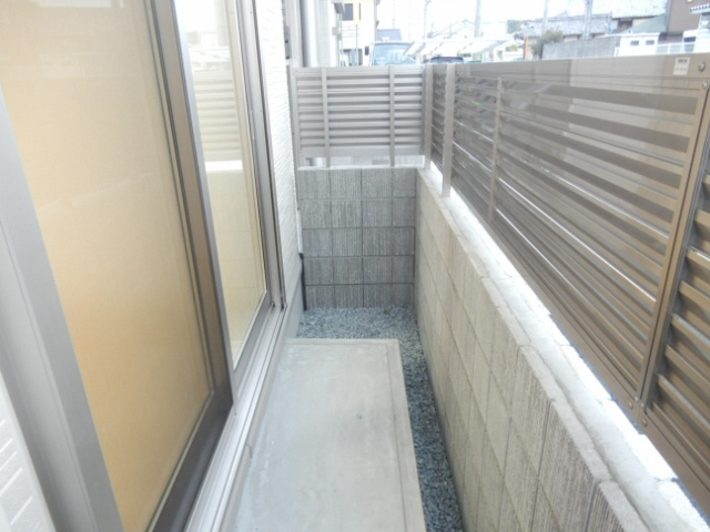 石がけ六番館のバルコニー