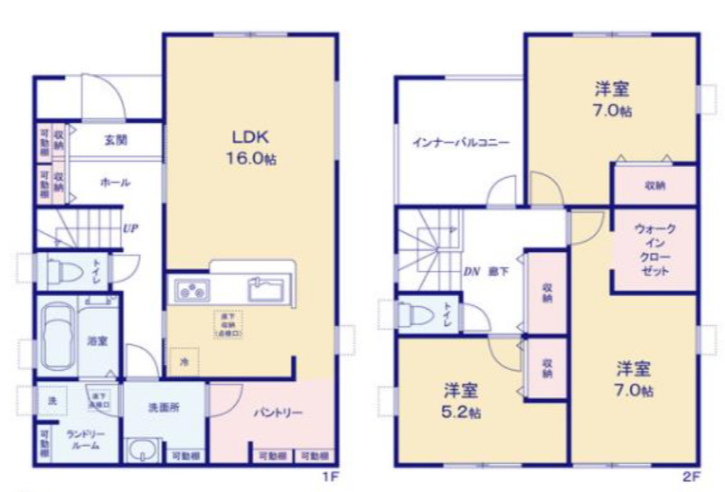 リーブルガーデン与那原町与那原 4号棟（全4棟）の間取り
