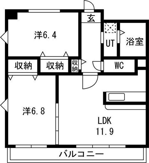 NHオランジュの間取り