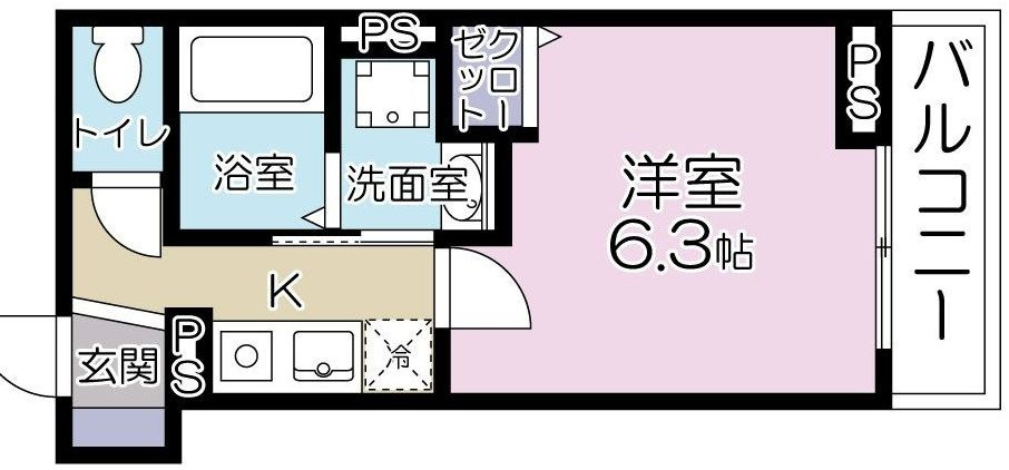 Serena　Machiya　Ⅱの間取り|間取りです。
