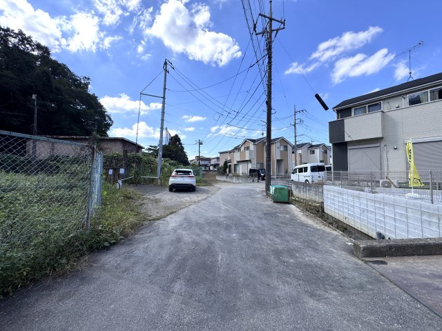 柏市中新宿３丁目新築戸建の前面道路含む現地写真|南側前面道路