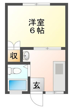 パナハイツ魚橋の間取り