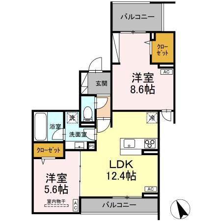 フルーリア国分寺の間取り