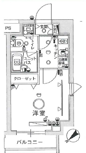 スカイコート茗荷谷壱番館の間取り