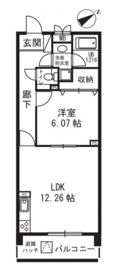 【間取り】 | クレールメゾン新井