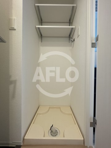 セレニテ難波グランデノールの洗面所|セレニテ難波グランデノール　　洗濯機置き場