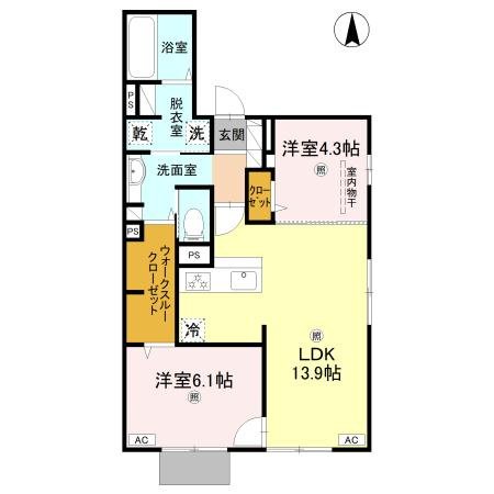 タカイダモトマチの間取り