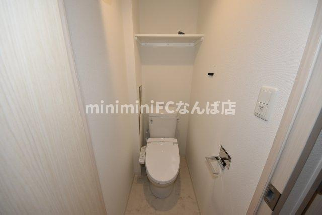 大阪市浪速区日本橋４丁目の賃貸マンションのトイレ