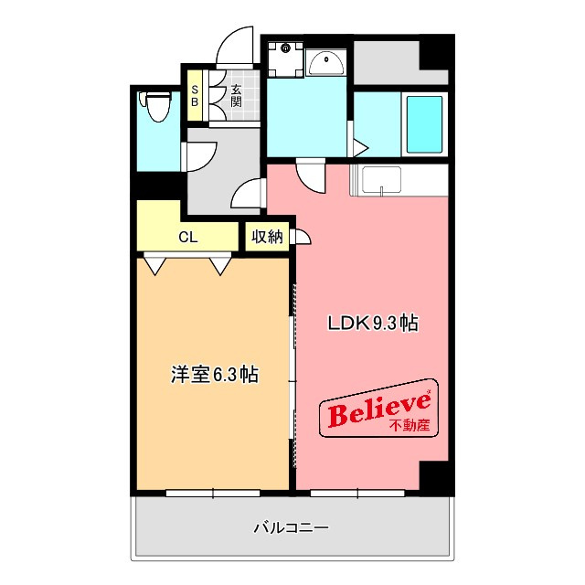 センタービレッジ本町の間取り|使い勝手の良い間取りです♪使い勝手の良い間取りです♪