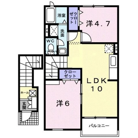 ビクトリア参番館の間取り|使い勝手の良い間取りです♪