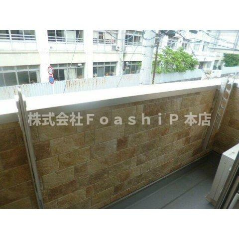 ルクール登戸のバルコニー