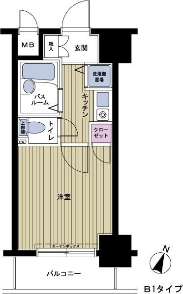 フェニックス笹塚壱番館の間取り