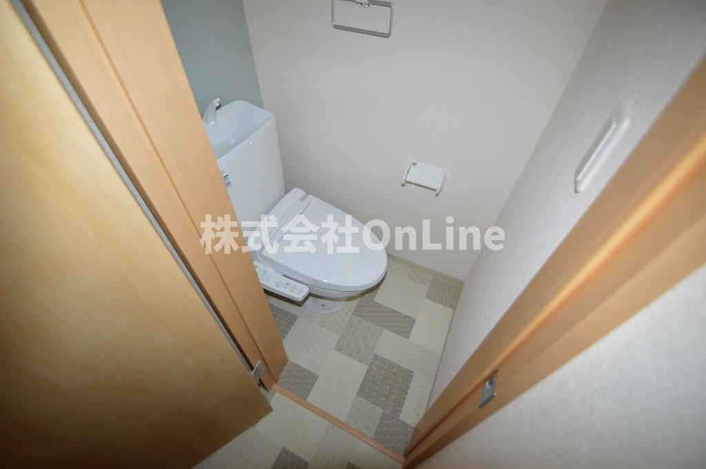 東大阪市本庄２丁目のアパートのトイレ