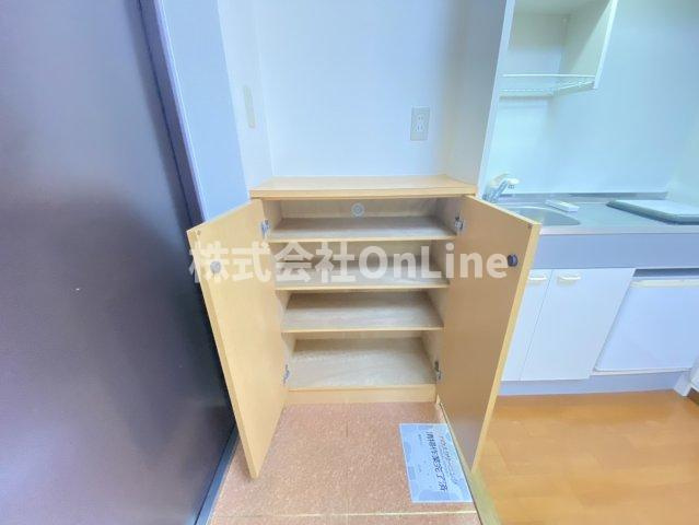 東大阪市横枕西の賃貸マンションの収納