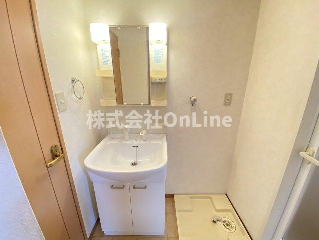東大阪市横枕西の賃貸マンションの洗面所