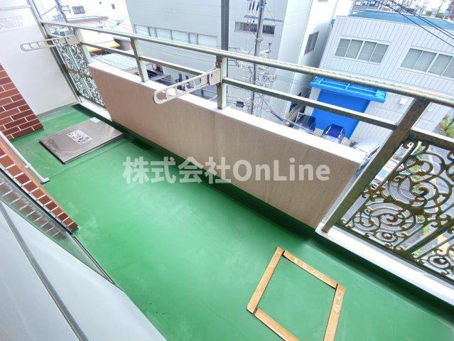 東大阪市横枕西の賃貸マンションのバルコニー