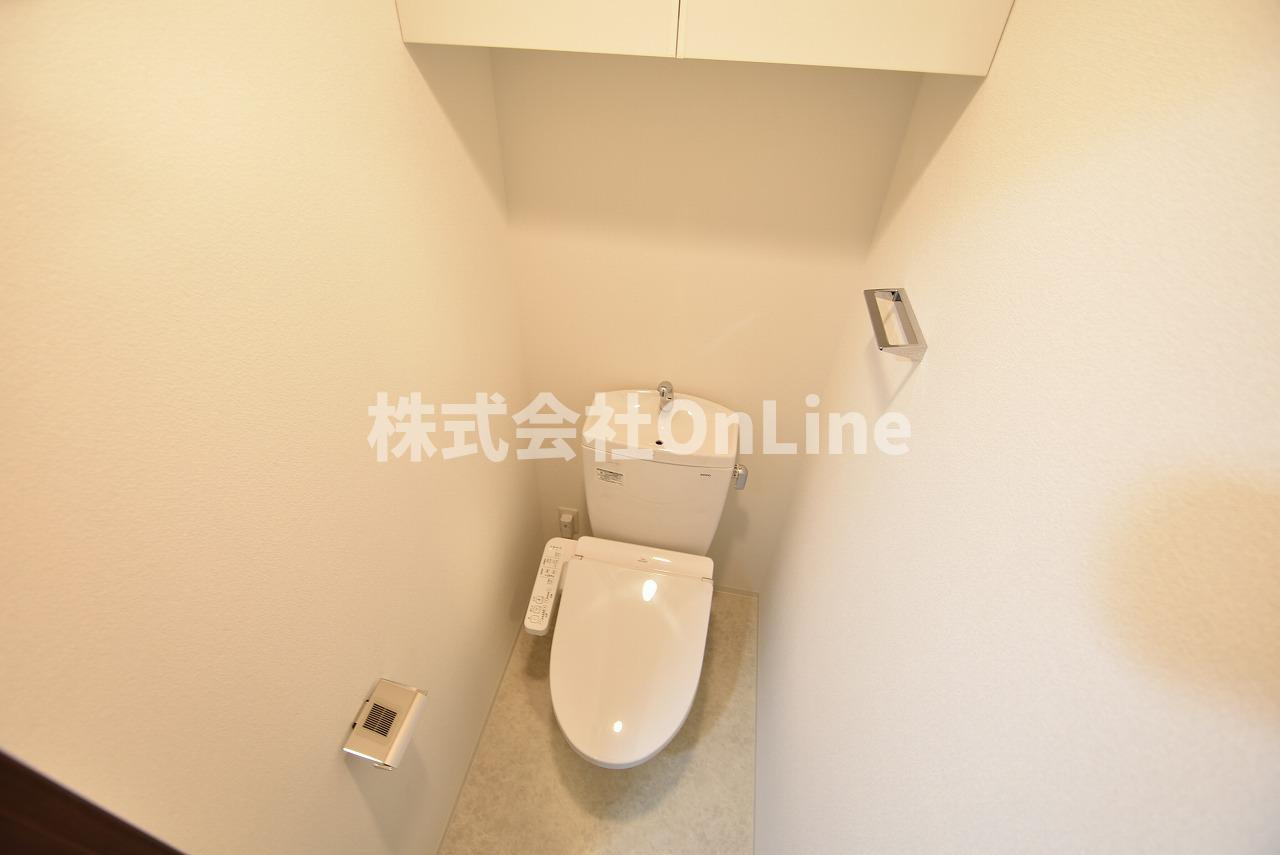 東大阪市高井田西６丁目の賃貸マンションのトイレ
