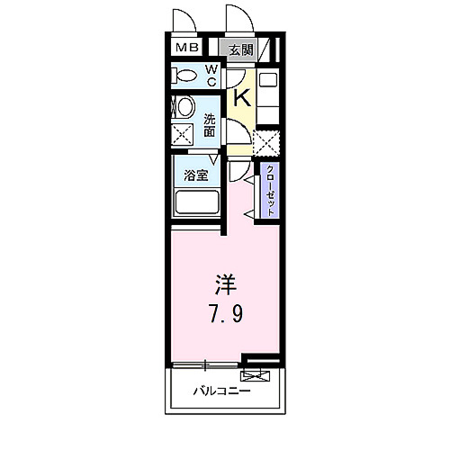 グリーンハイツ向日の間取り