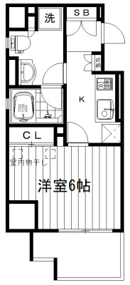 アトラス西早稲田の間取り
