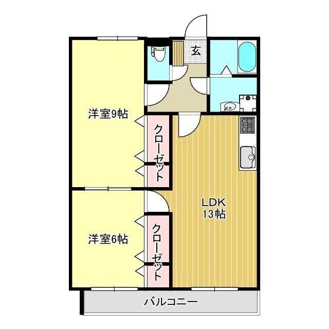 千寿パレスの間取り
