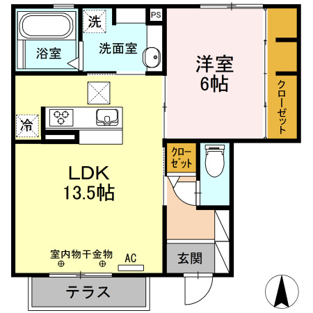 サンリットMの間取り