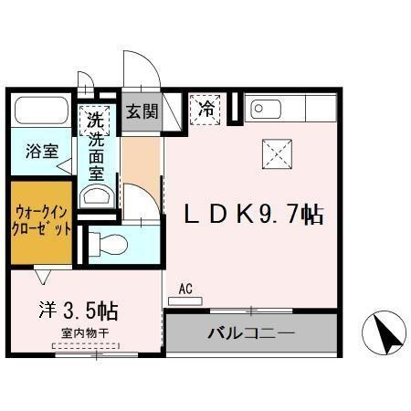 レセンテNS Ⅱの間取り