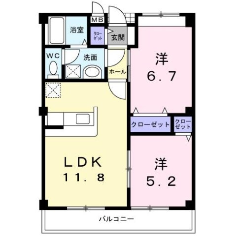 クリサンセマムⅤの間取り