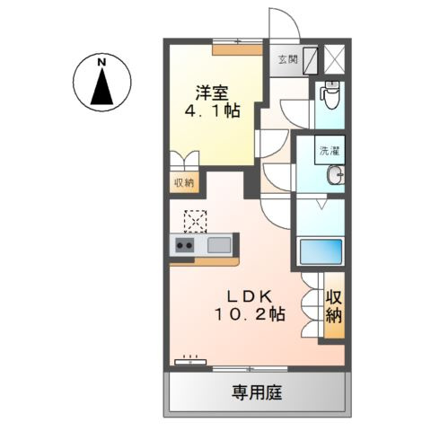 ローズガーデン長塚Ⅱの間取り