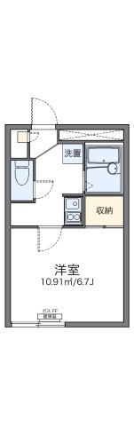 レオパレス南１０条の間取り|代表的な間取のため実際の間取とは異なる場合があります