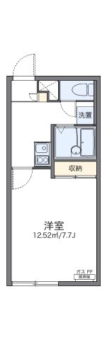 レオパレスバレーコリーヌの間取り