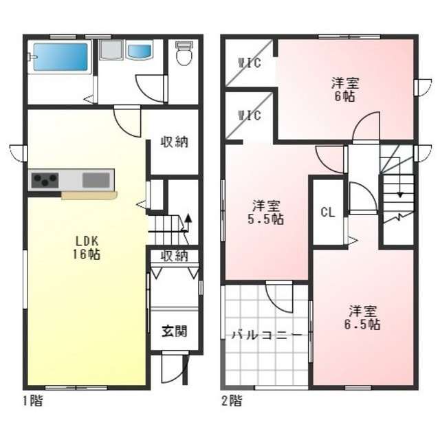 マイホームネクスト西川手２号棟の間取り