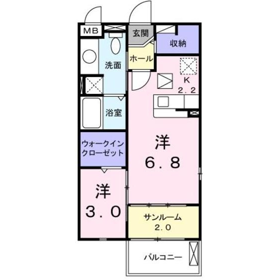 ボヤージュの間取り