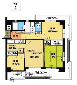 【間取り】 | クレメント御所西