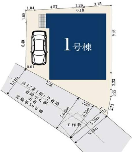 横浜市港北区日吉３丁目の新築一戸建の区画図|限定1棟の販売です！
お気軽にお問合せ下さい！
