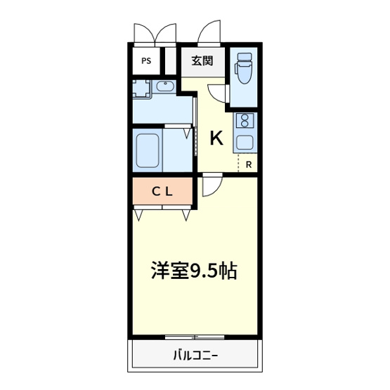 【間取り】 | プライムコート南松原