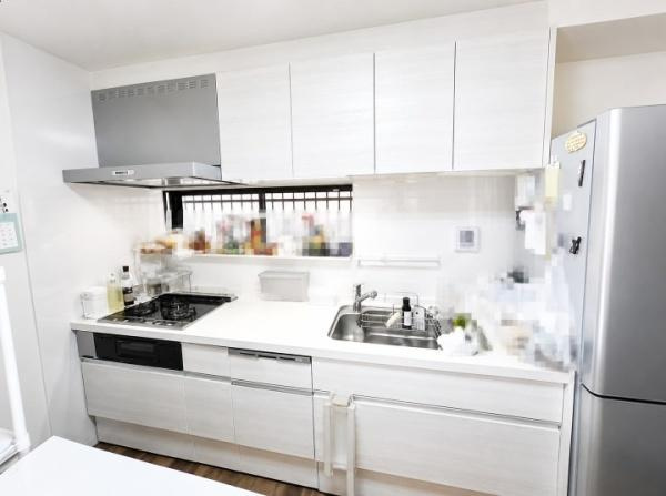 枚方市 野村元町　中古 一戸建てのキッチン|オール電化住宅です。