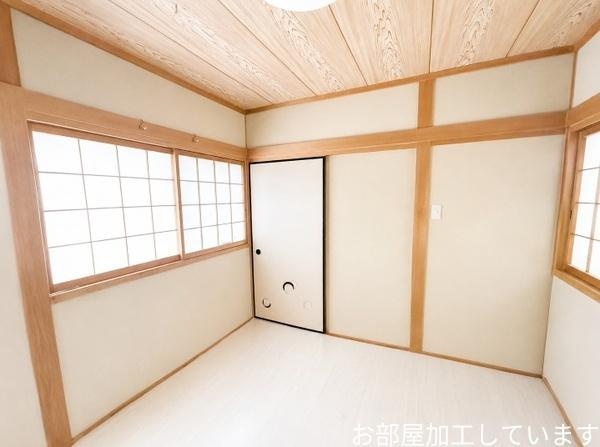 枚方市 野村元町　中古 一戸建ての和室|和室も明るいです。