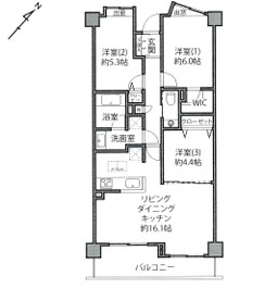 【間取り】 | ソフィア学芸大学