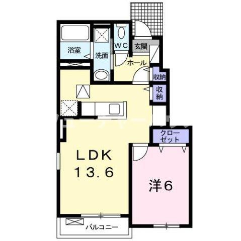 カーサ　アバンツァートⅡの間取り