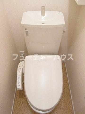 カーサ　アバンツァートⅡのトイレ|ゆったりとした空間のトイレです
