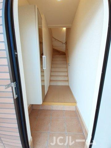 ミニョンアヴェニュールＡの玄関