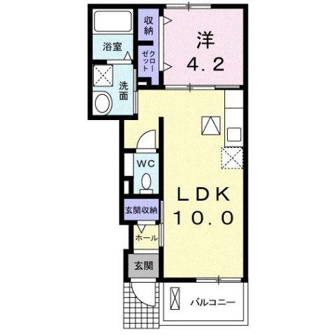 エトワールＢの間取り