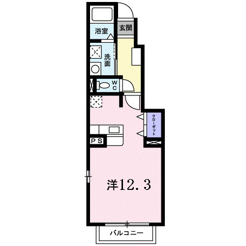 ミル　アージュＡの間取り