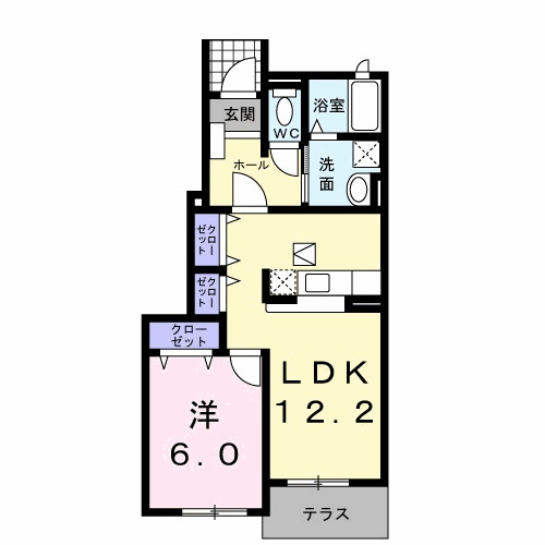 Ｌｉｂｒａ　ｈｏｕｓｅ　Ⅲの間取り
