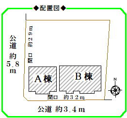 プランドール　A・B棟の区画図