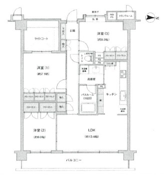 【間取り】 | クリオ大師公園南1番館